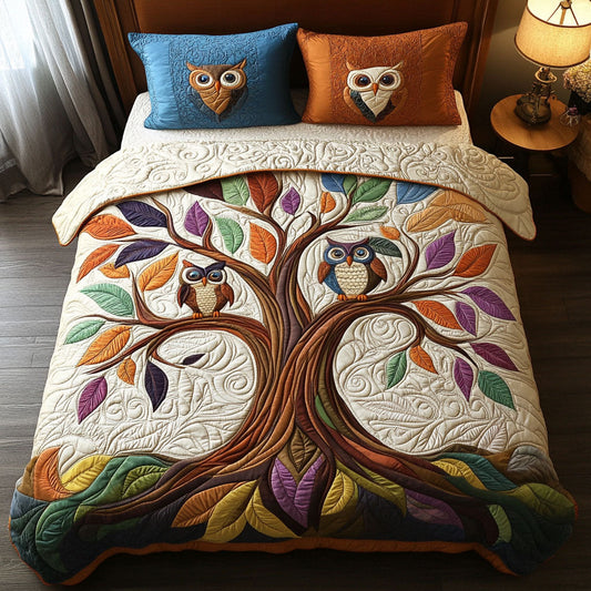 Autumn Owl WJ1003027CL Duvet Cover Set