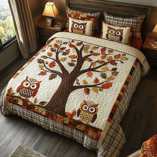 Autumn Owl WJ1103025CL Duvet Cover Set