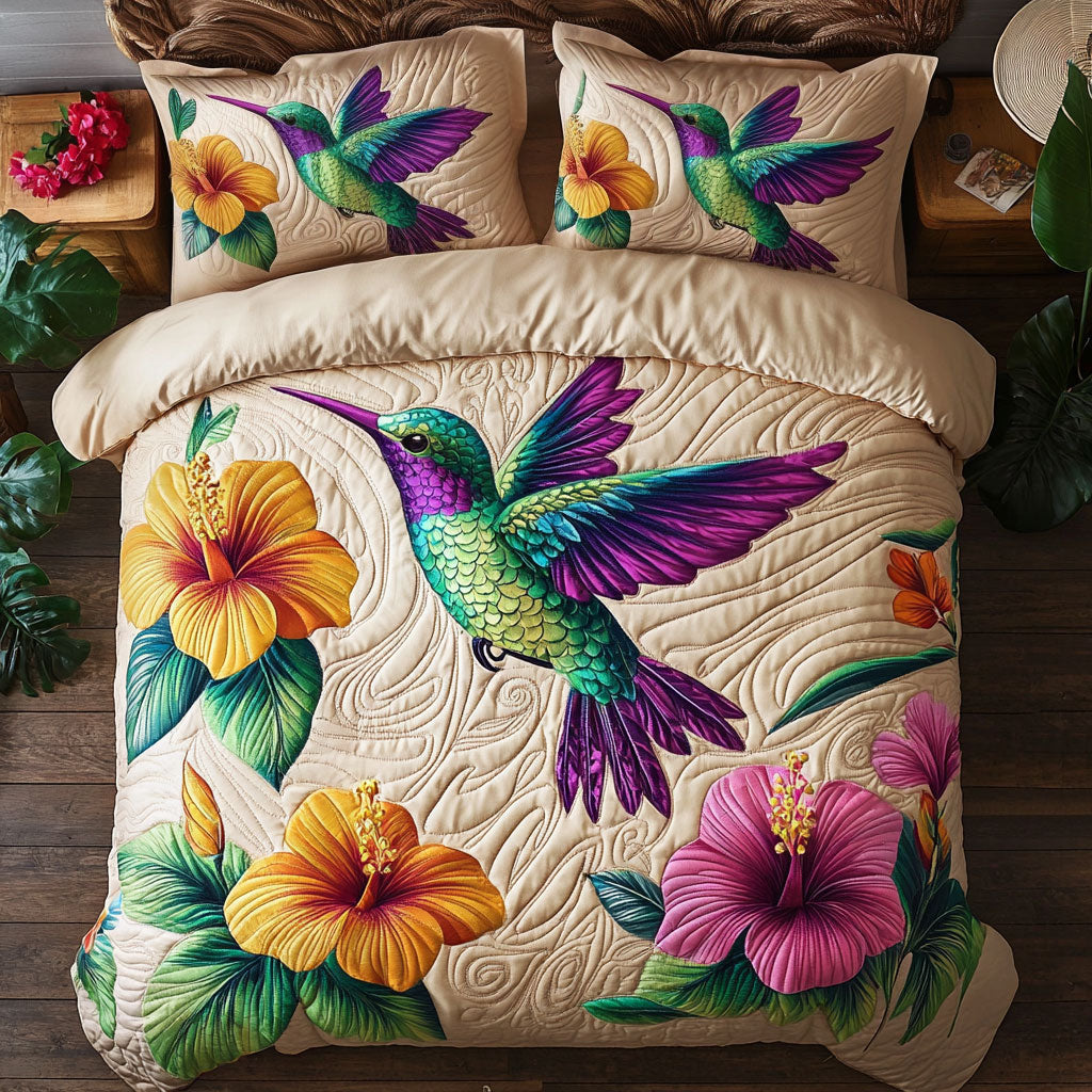 Beautiful Hummingbird WJ0603016CL Duvet Cover Set