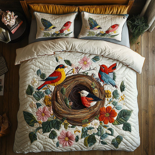 Bird Nest WX1701103CL Duvet Cover Set