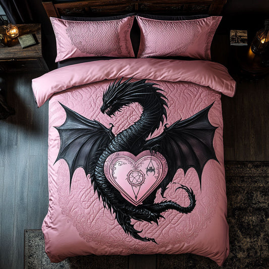 Black Dragon Valentine WX1002001CL Duvet Cover Set