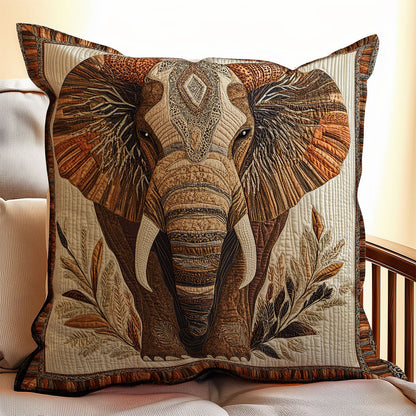 Brown Elephant WX0802117CL Quilt Pillow Case