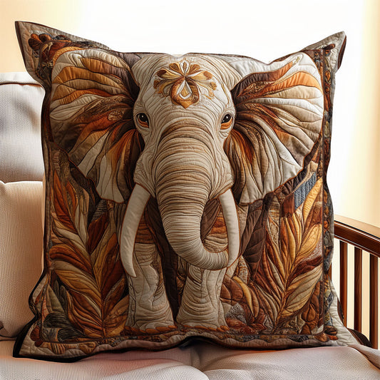 Brown Elephant WX0802119CL Quilt Pillow Case