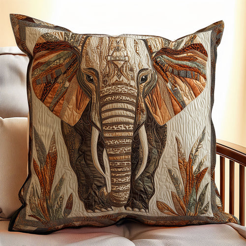 Brown Elephant WX0802121CL Quilt Pillow Case