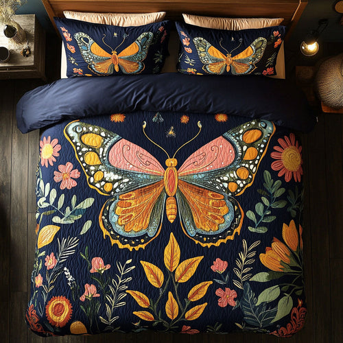 Butterfly Flower WX1002007CL Duvet Cover Set