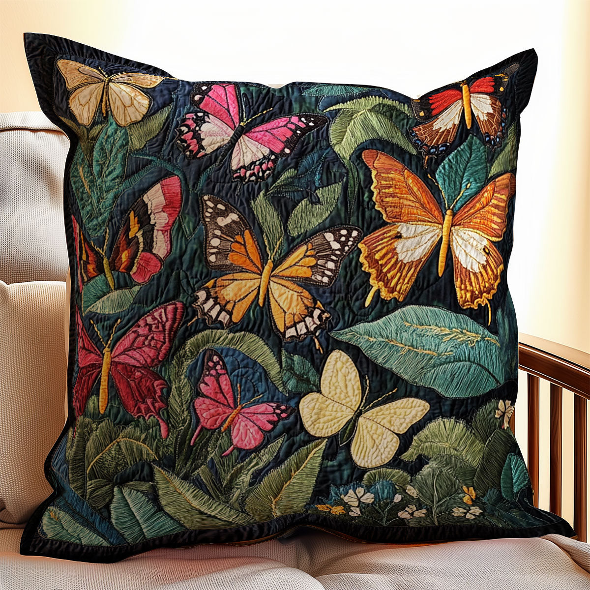 Butterfly Garden WX1302221CL Quilt Pillow Case