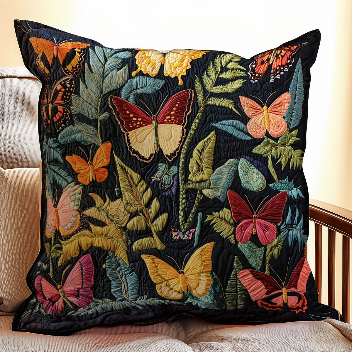 Butterfly Garden WX1302222CL Quilt Pillow Case