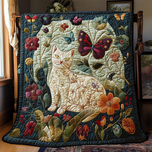 Cat Butterfly WX1302028CL Quilt