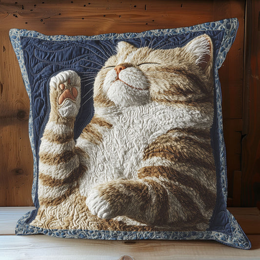 Cat Sleeping WX0702137CL Quilt Pillow Case