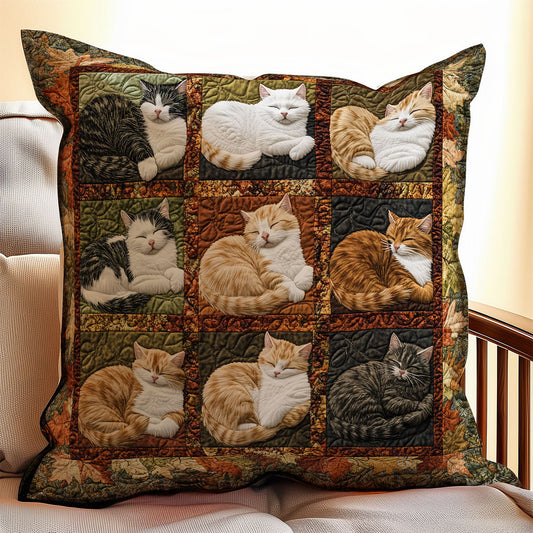 Cat Sleeping WX1302235CL Quilt Pillow Case