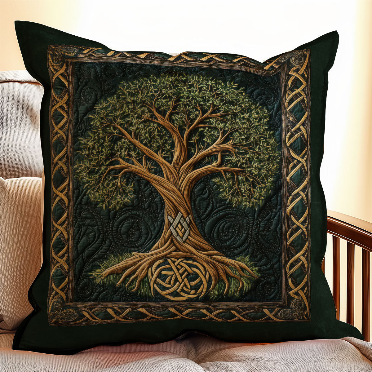 Celtic Spirit Tree WX0802126CL Quilt Pillow Case