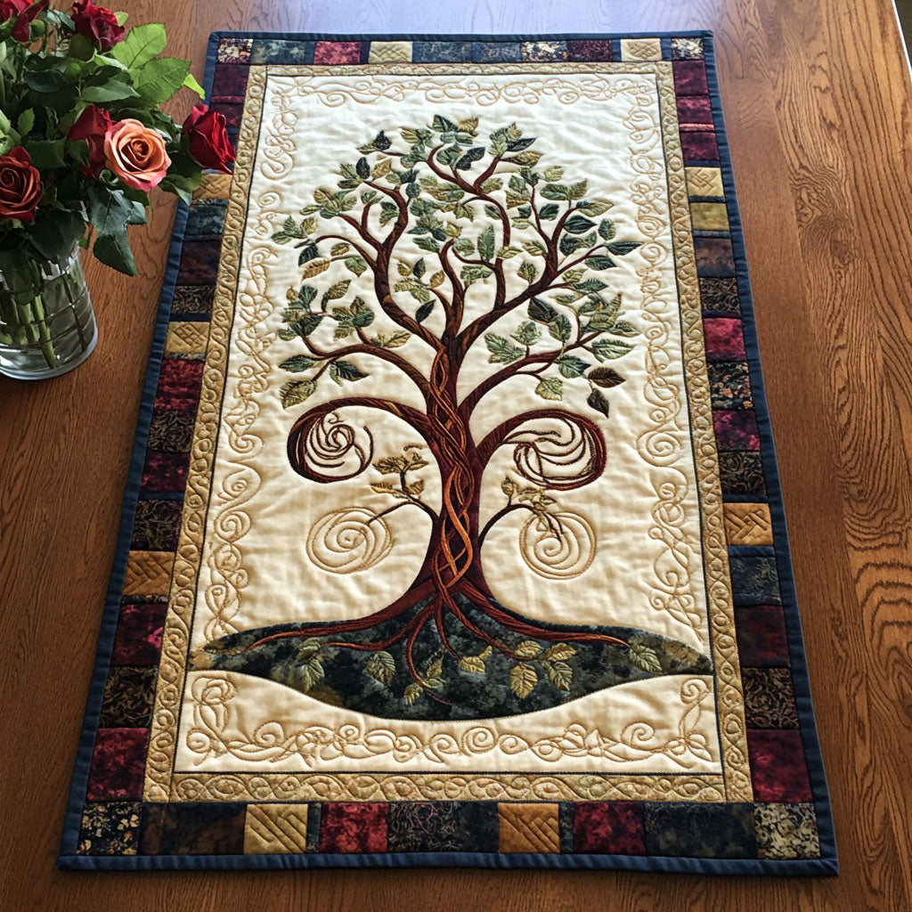 Celtic Tree Of Life WX2402156CL Quilted Table Runner