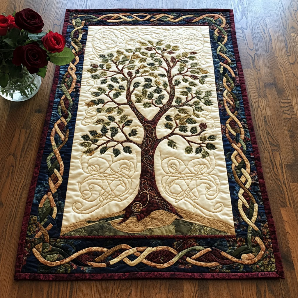 Celtic Tree Of Life WX2402157CL Quilted Table Runner