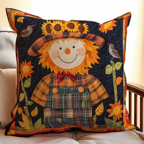 Cheerful Scarecrow WX1302238CL Quilt Pillow Case