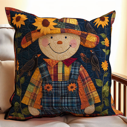 Cheerful Scarecrow WX1302240CL Quilt Pillow Case