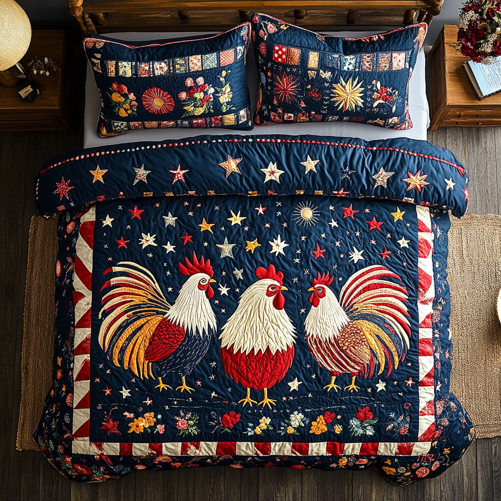 Chicken Firework WX1002013CL Duvet Cover Set