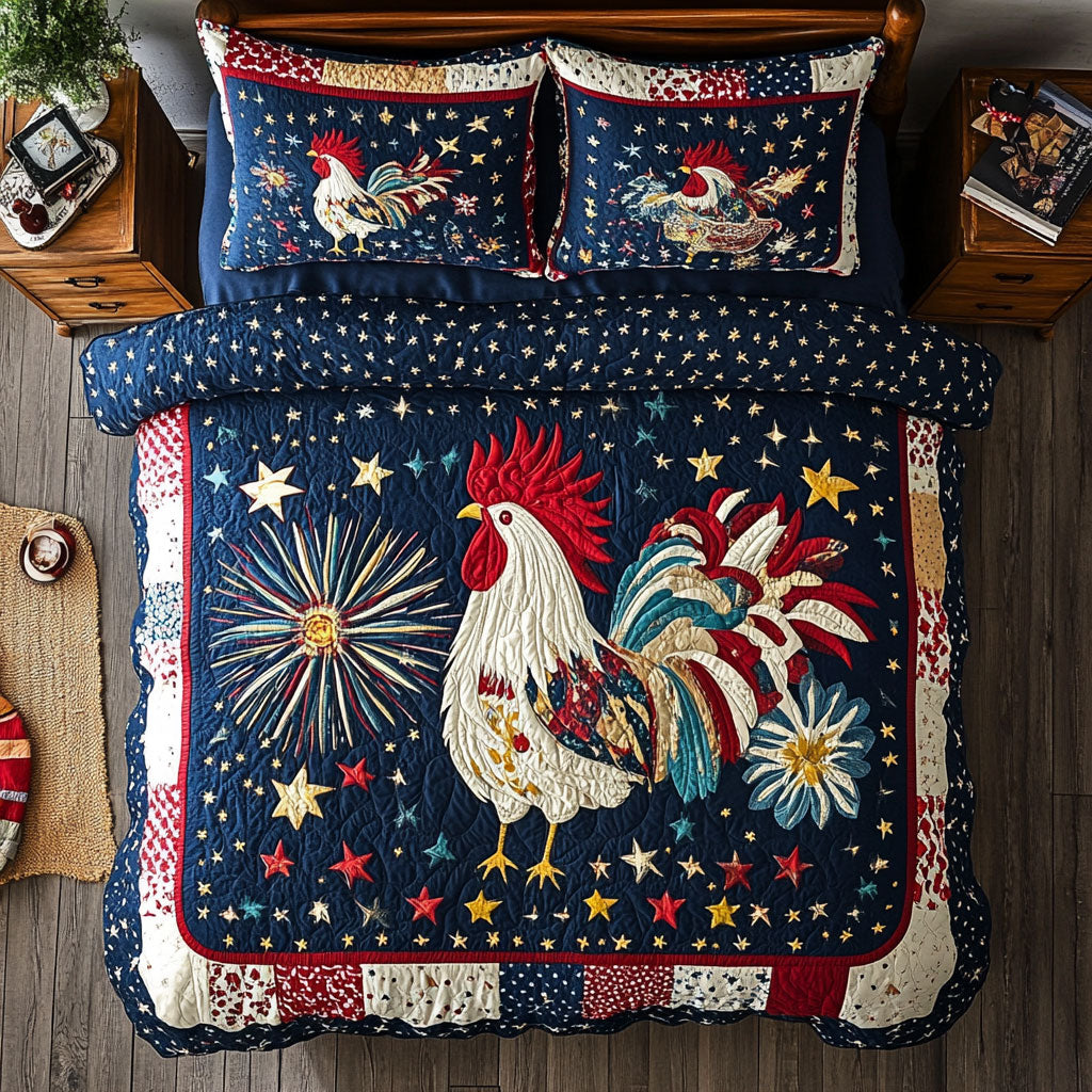 Chicken Firework WX1002014CL Duvet Cover Set