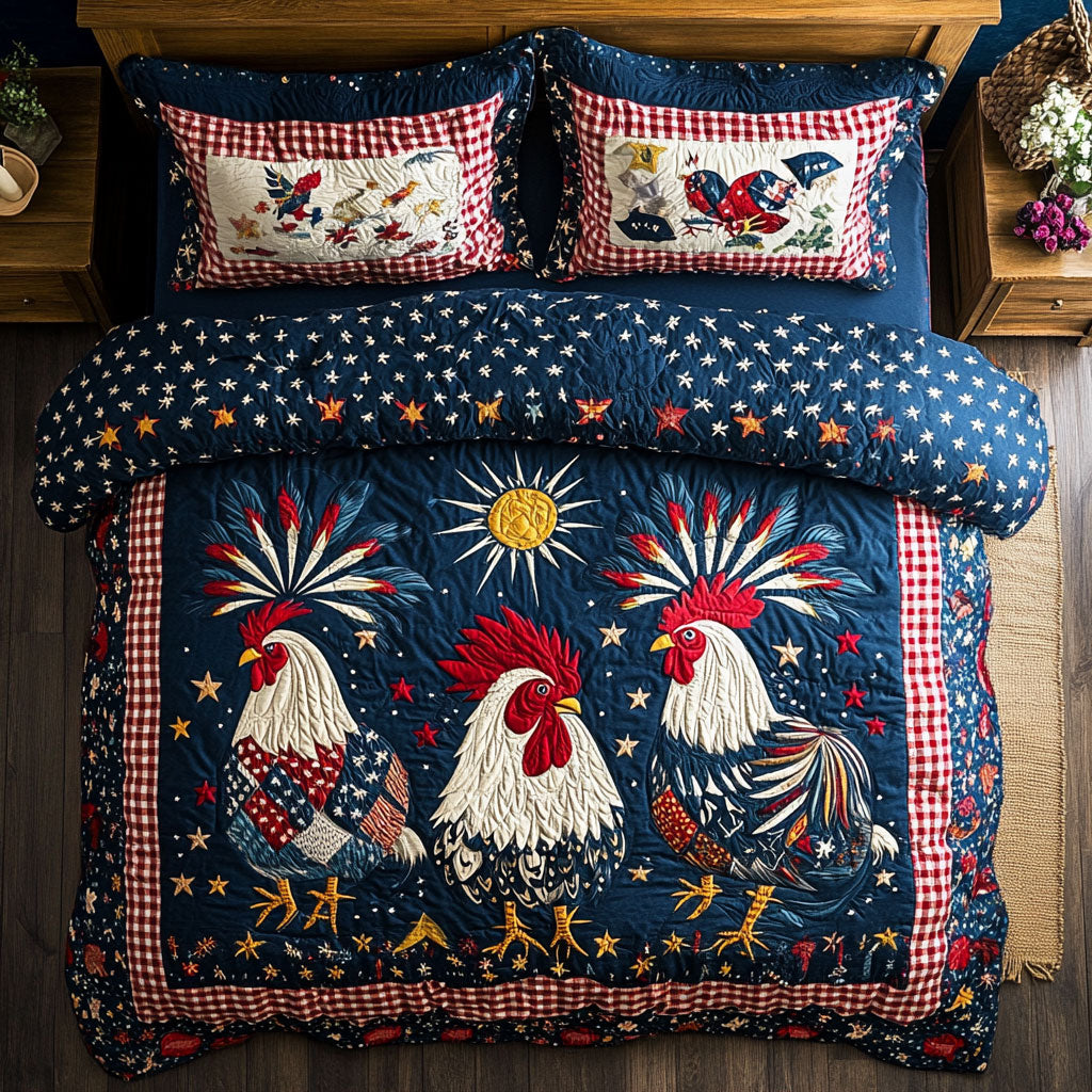 Chicken Firework WX1002016CL Duvet Cover Set