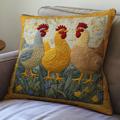 Chicken WX06020124CL Quilt Pillow Case