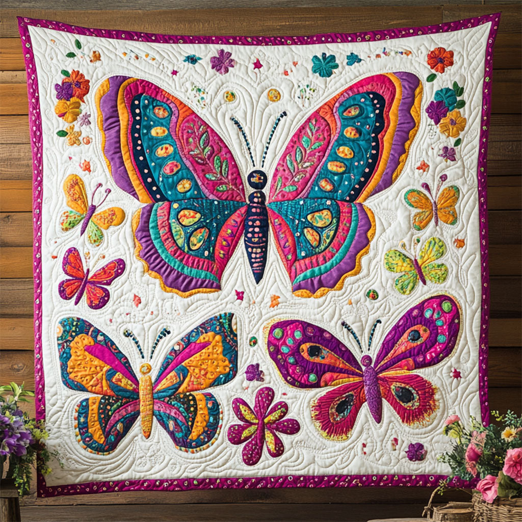 Colorful Butterfly WJ0703016CL Quilt