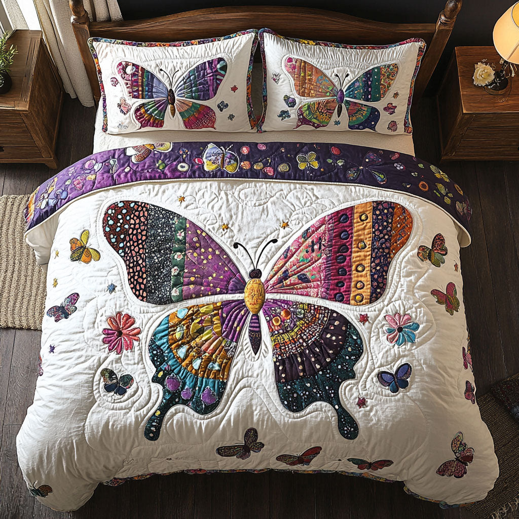 Colorful Butterfly WJ1103029CL Duvet Cover Set