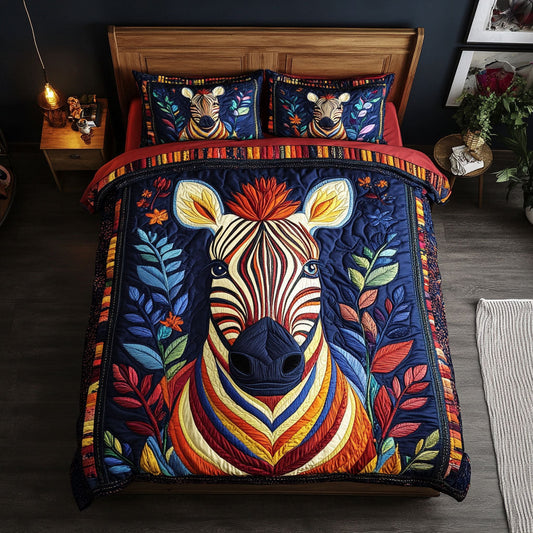 Colorful Zebra WJ0602049CL Duvet Cover Set