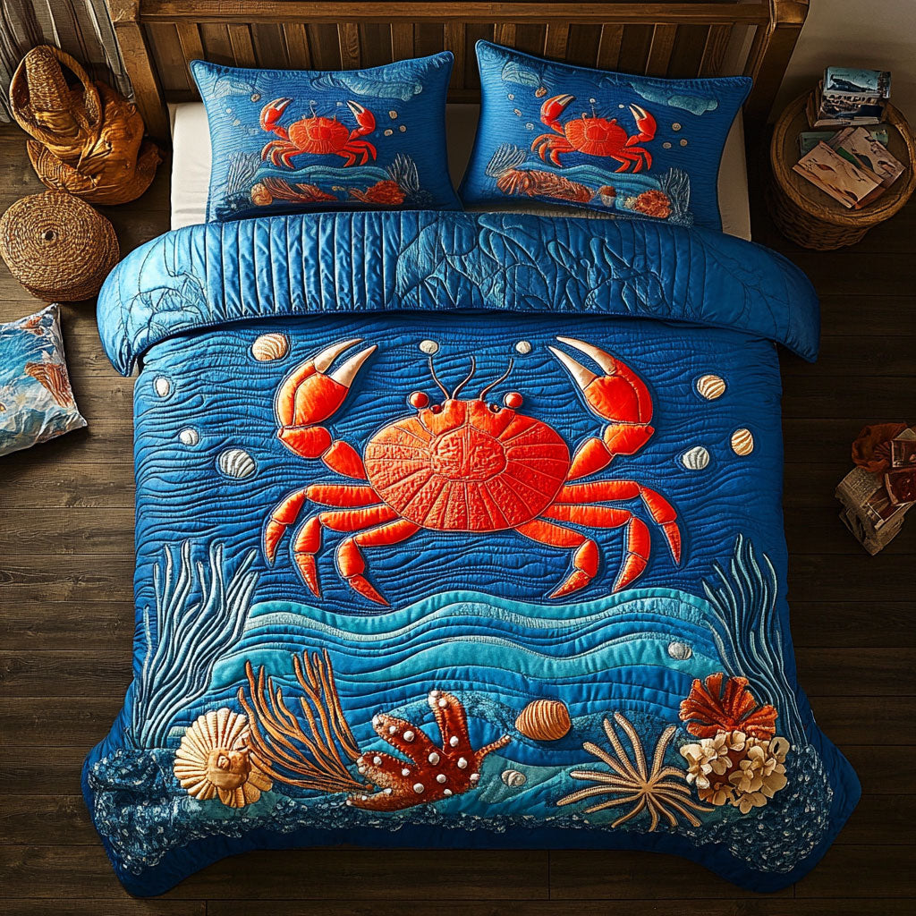 Crabby Coral Delight WJ0602054CL Duvet Cover Set