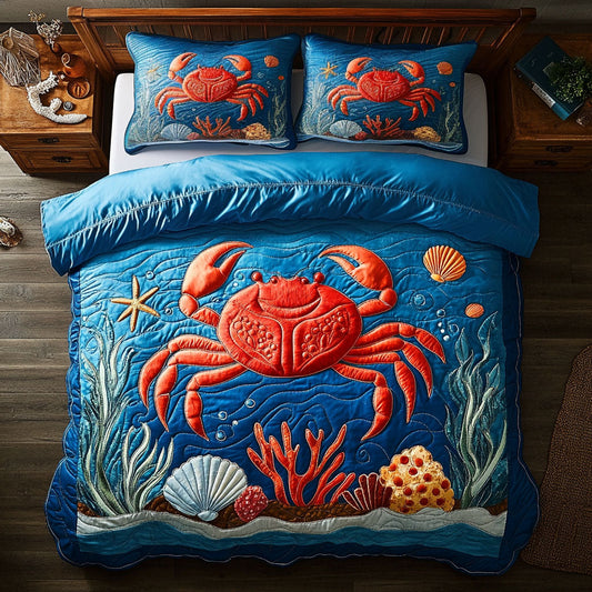 Crabby Coral Delight WJ0602055CL Duvet Cover Set