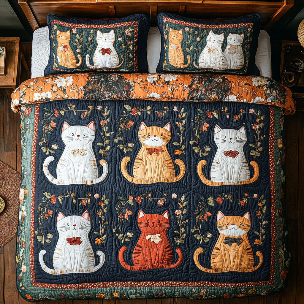 Cute Cat WX2102097CL Duvet Cover Set