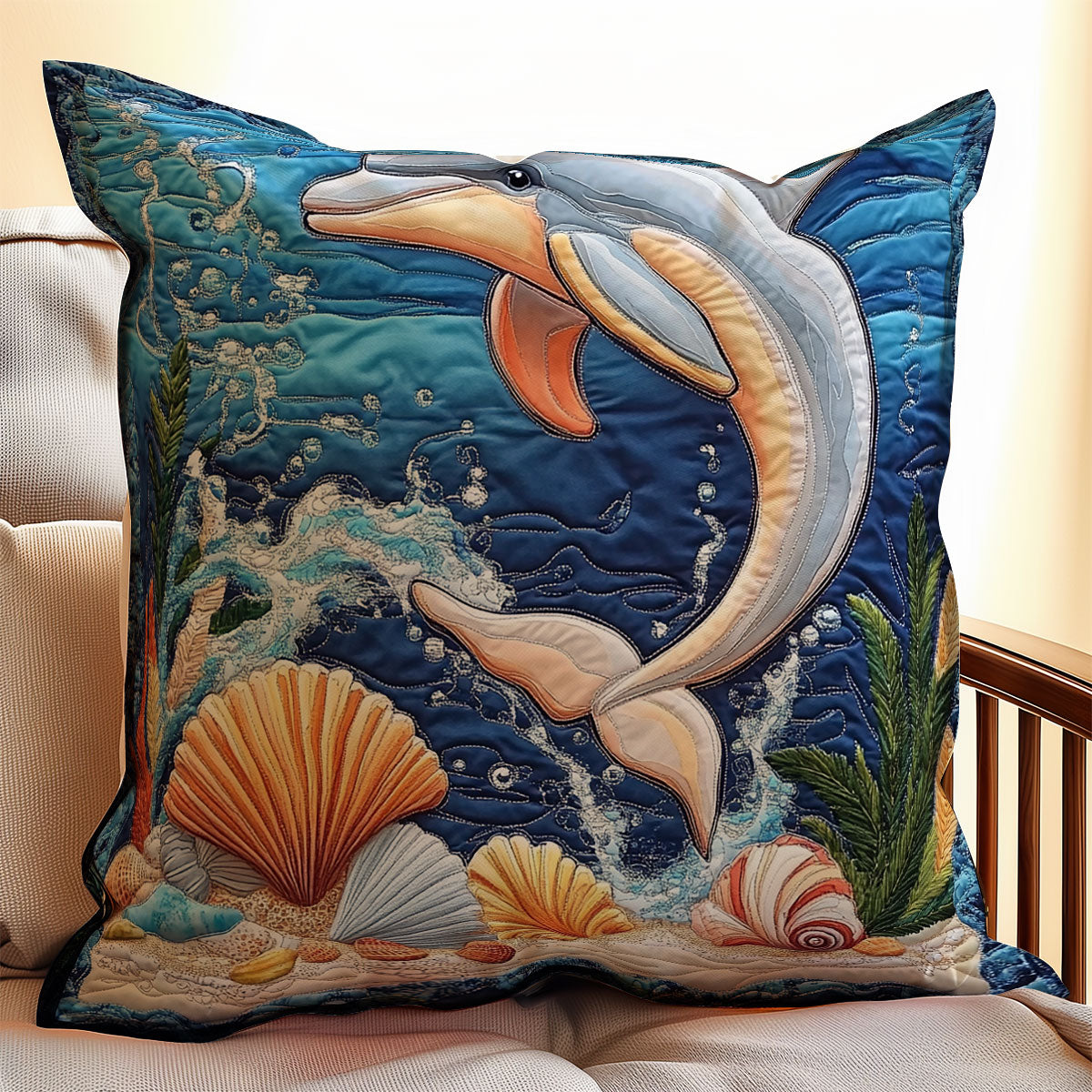 Dolphin WX2101068CL Quilt Pillow Case