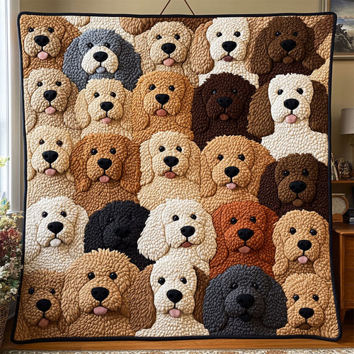 Doodle Dog WJ2502007CL Quilt