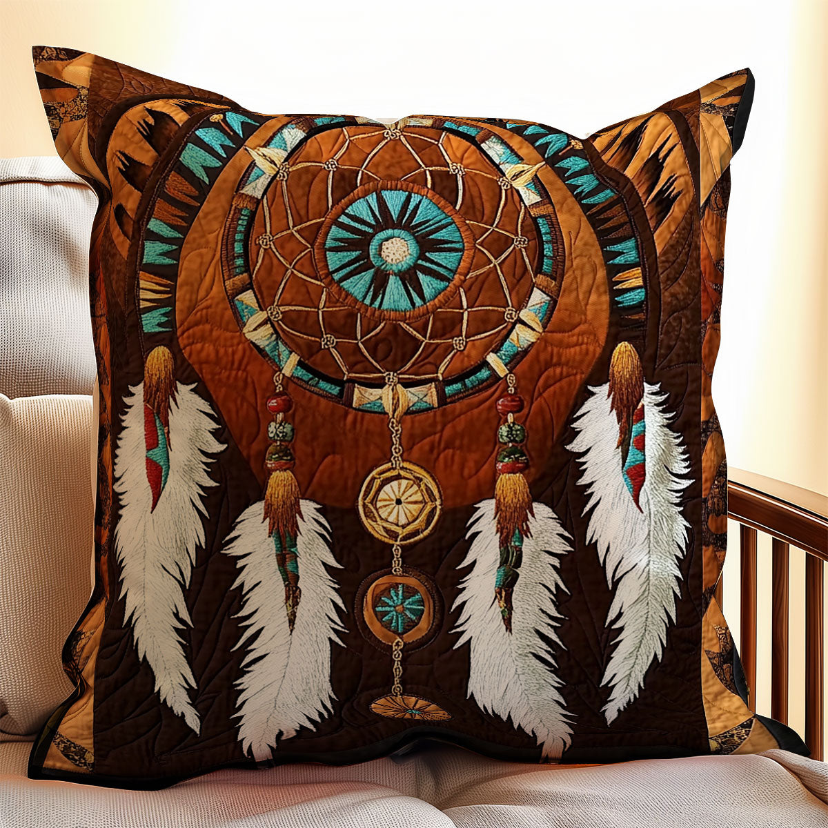 Dreamcatcher Native American WX0501124CL Quilt Pillow Case