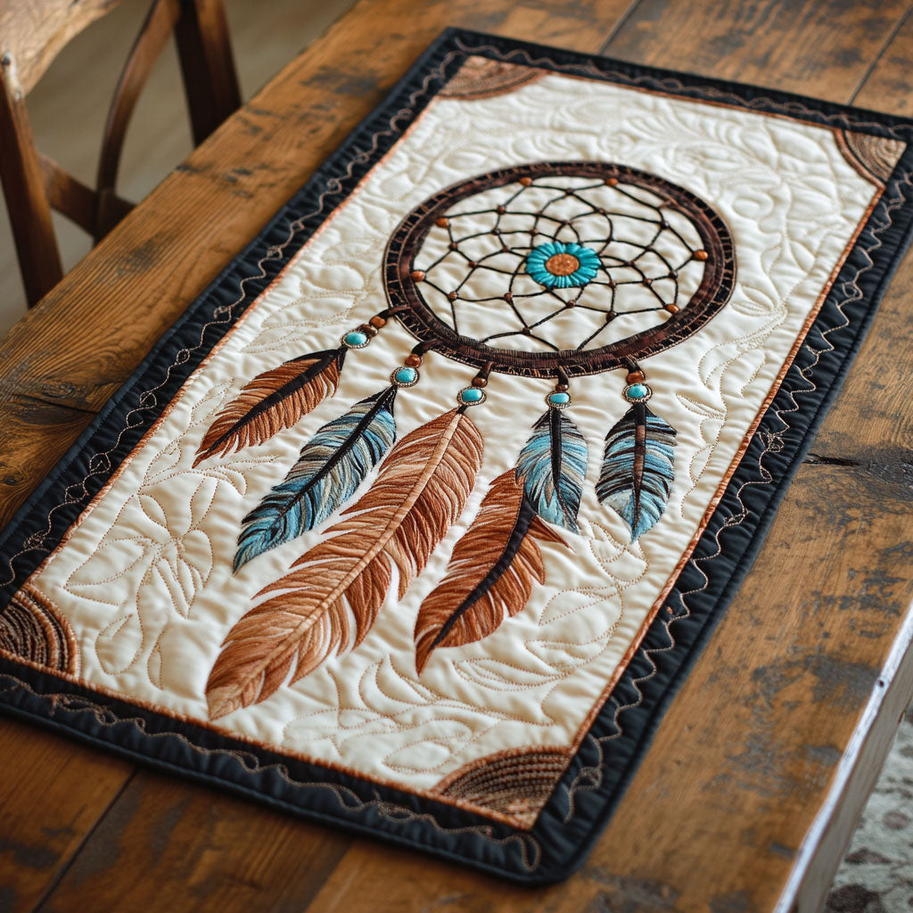 Dreamcatcher WX2102142CL Quilted Table Runner