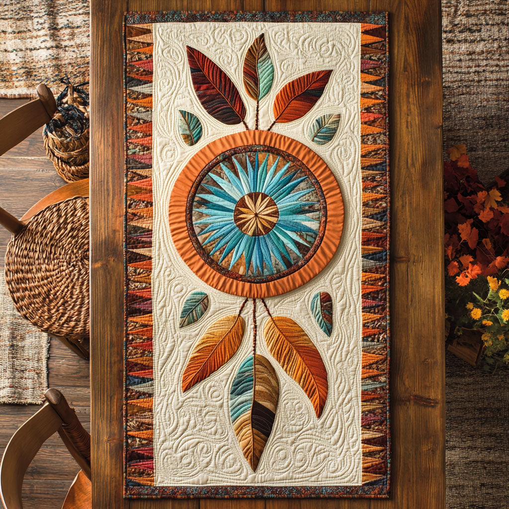 Dreamcatcher WX2802176CL Quilted Table Runner