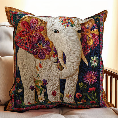 Elephant Flower WX1302249CL Quilt Pillow Case