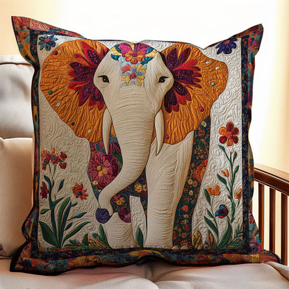 Elephant Flower WX1302250CL Quilt Pillow Case