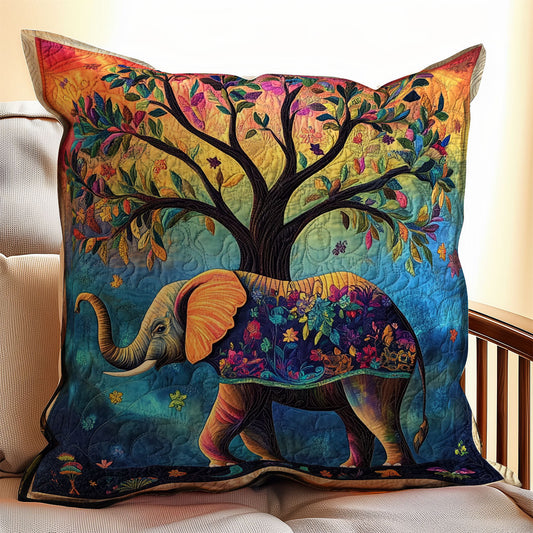 Elephant Tree Of Life WX0802132CL Quilt Pillow Case