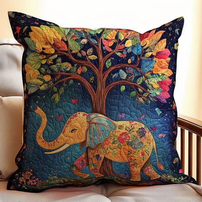 Elephant Tree Of Life WX0802135CL Quilt Pillow Case