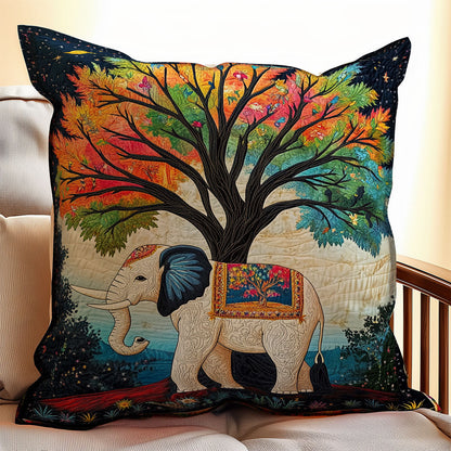 Elephant Tree Of Life WX0802136CL Quilt Pillow Case