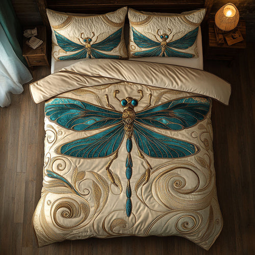 Emerald Dragonfly WJ2502023CL Duvet Cover Set