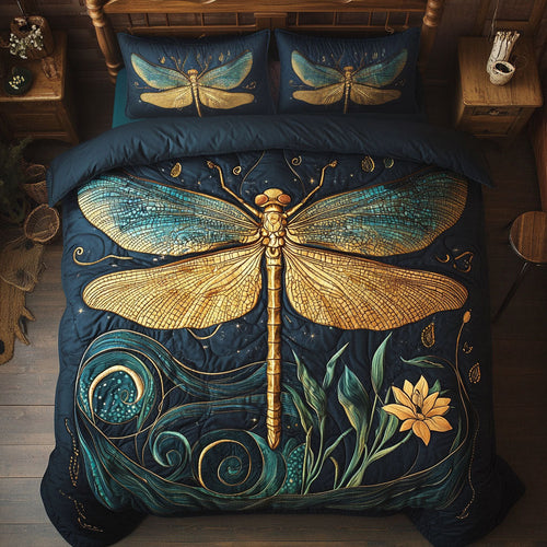 Emerald Dragonfly WJ2502025CL Duvet Cover Set