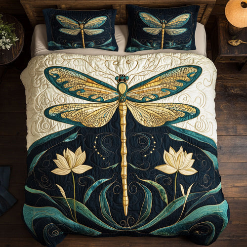 Emerald Dragonfly WJ2602025CL Duvet Cover Set