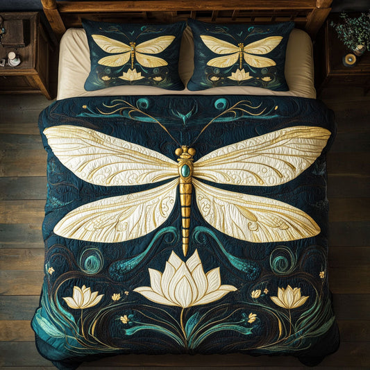 Emerald Dragonfly WJ2702038CL Duvet Cover Set