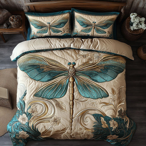 Emerald Dragonfly WJ2802049CL Duvet Cover Set