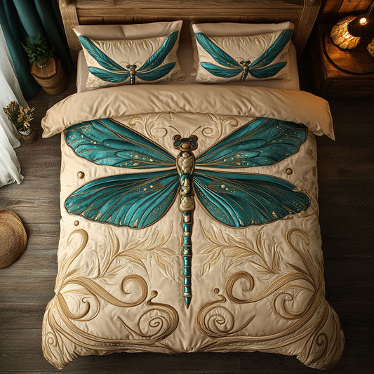 Emerald Dragonfly WJ2802050CL Duvet Cover Set