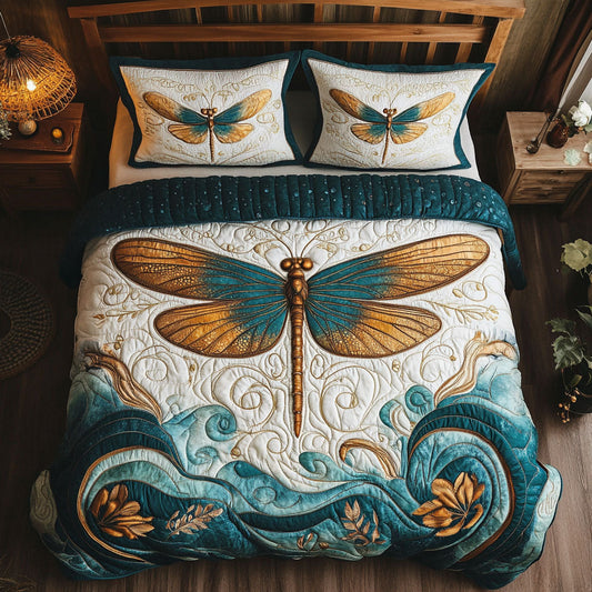 Emerald Dragonfly WJ2802051CL Duvet Cover Set