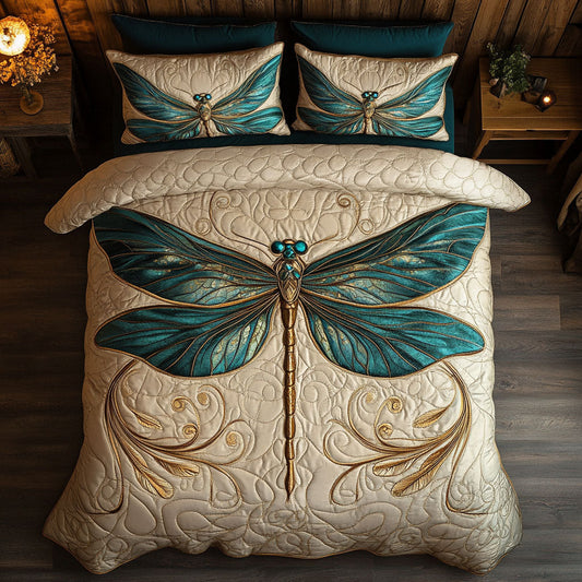 Emerald Dragonfly WJ2802052CL Duvet Cover Set