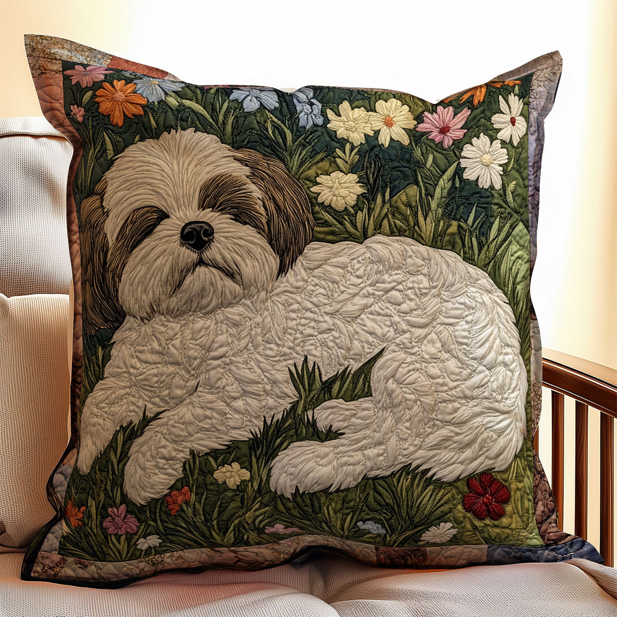 Energy Shih Tzu WX1902031CL Quilt Pillow Case