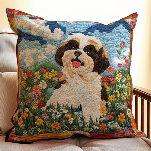 Energy Shih Tzu WX1902033CL Quilt Pillow Case