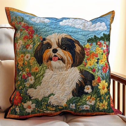 Energy Shih Tzu WX1902036CL Quilt Pillow Case